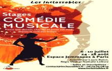 stage de comédie musicale à paris du 24 au 28 août!