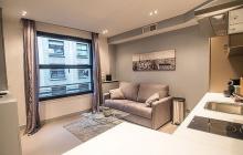 paris - appartement 1 pièce à louer pour 560,00€ par mois