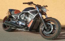 harley-davidson v-rod avec 280s puissant